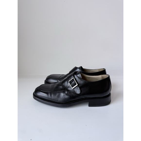 Giorgio Brutini Mens Leather Buckle Monk Strap Dress Shoes Black Size 9 main image 9
